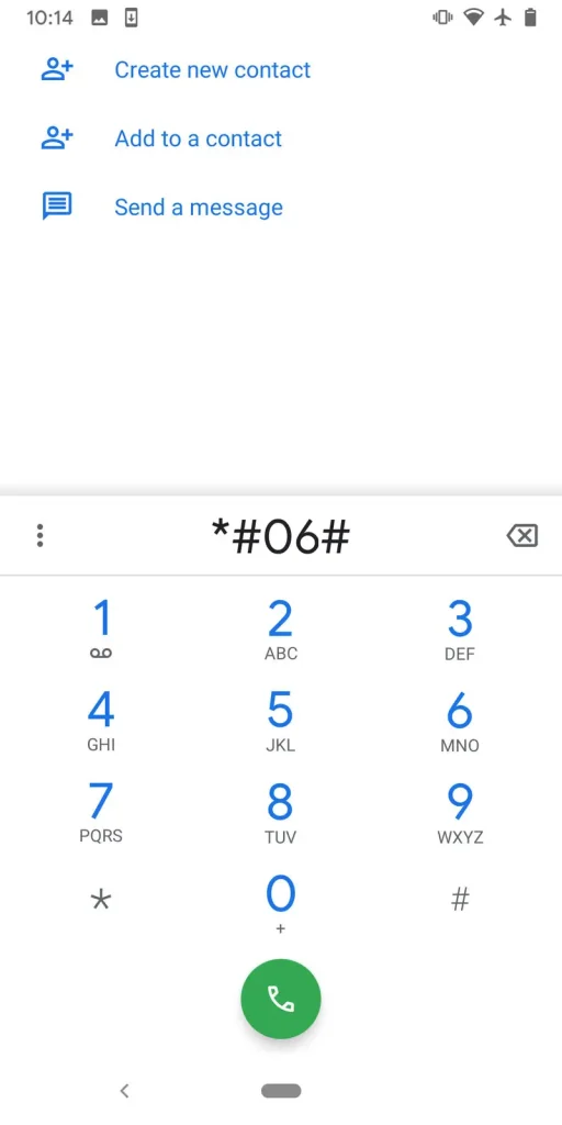 پیدا کردن IMEI با کد دستوری